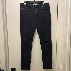 KanCan Black Distressed Women Jeans